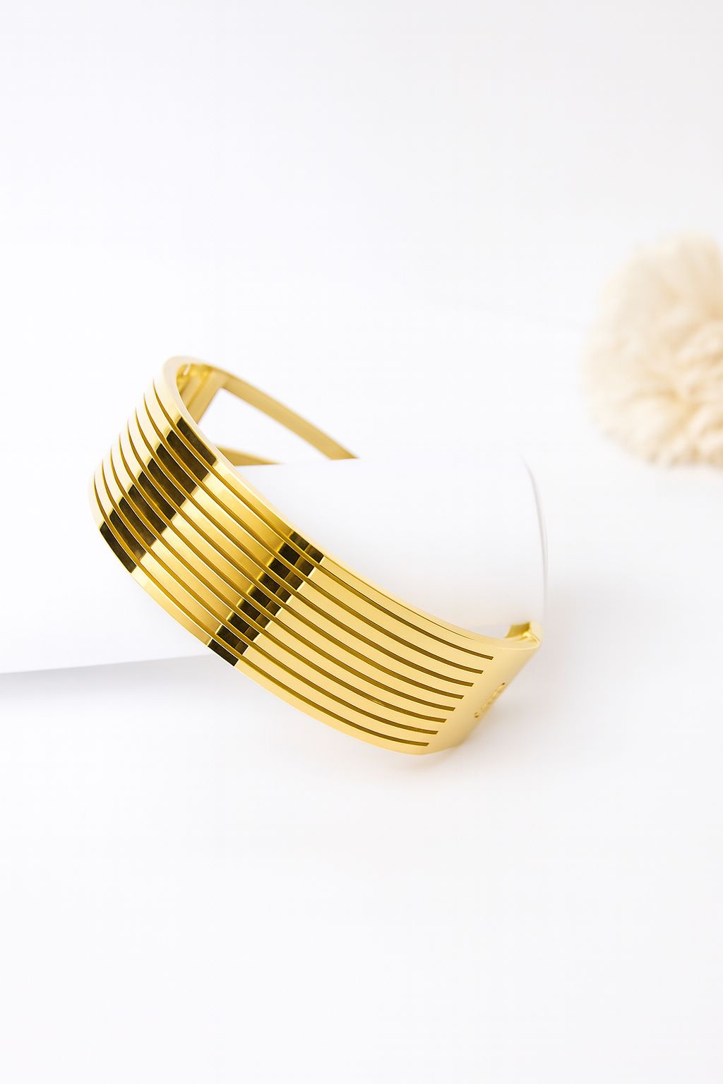 Golden Waves Bangle