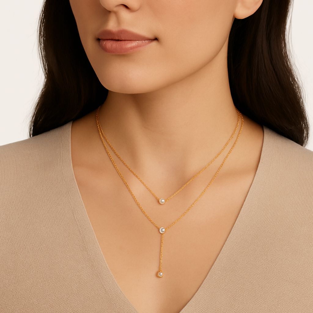 Golden drop Necklace
