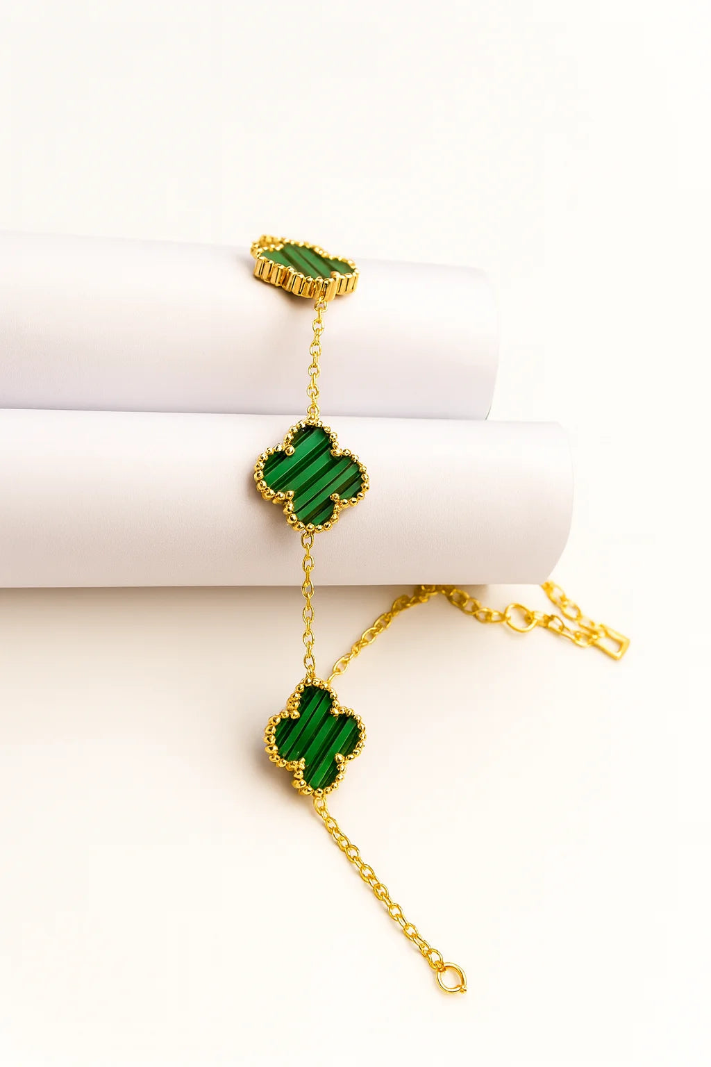 Emerald Clover Chain