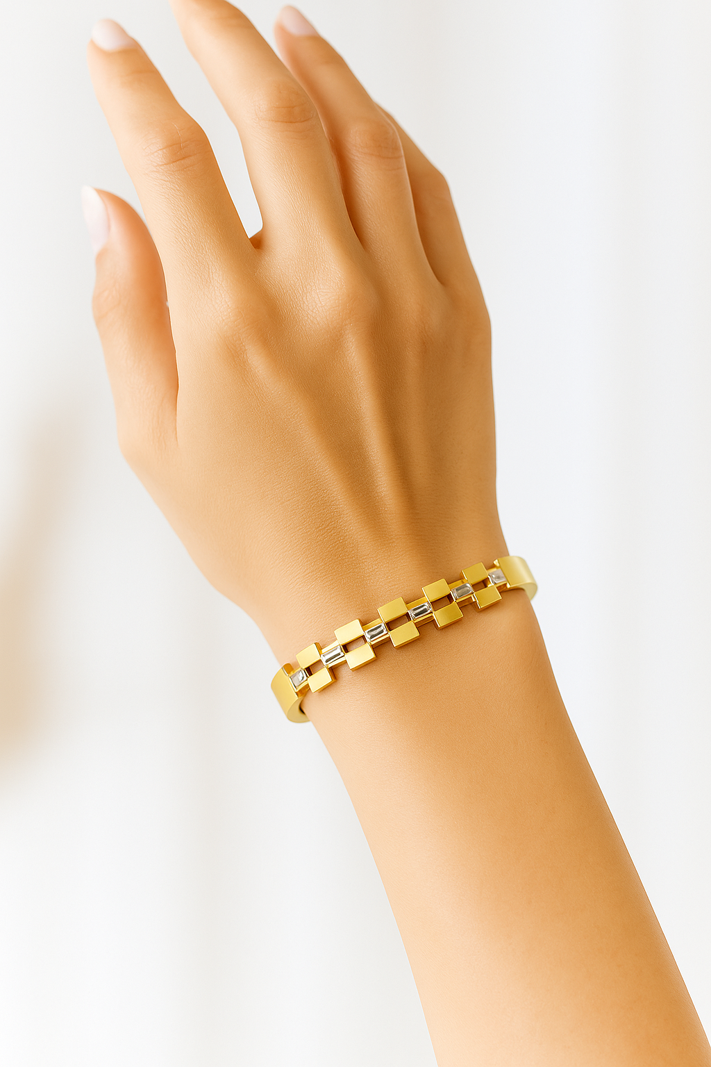 Golden Link Bangle