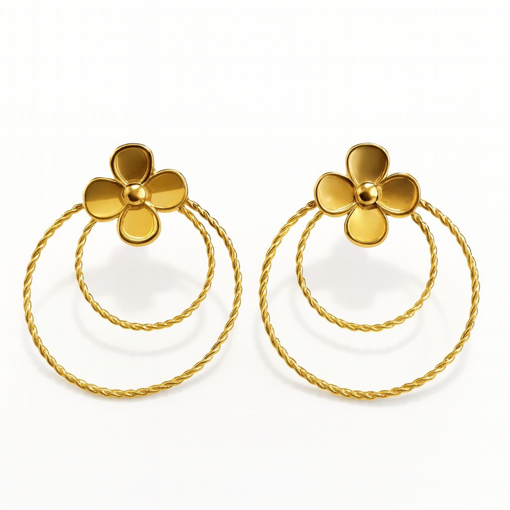 Blossom Hoop Earrings