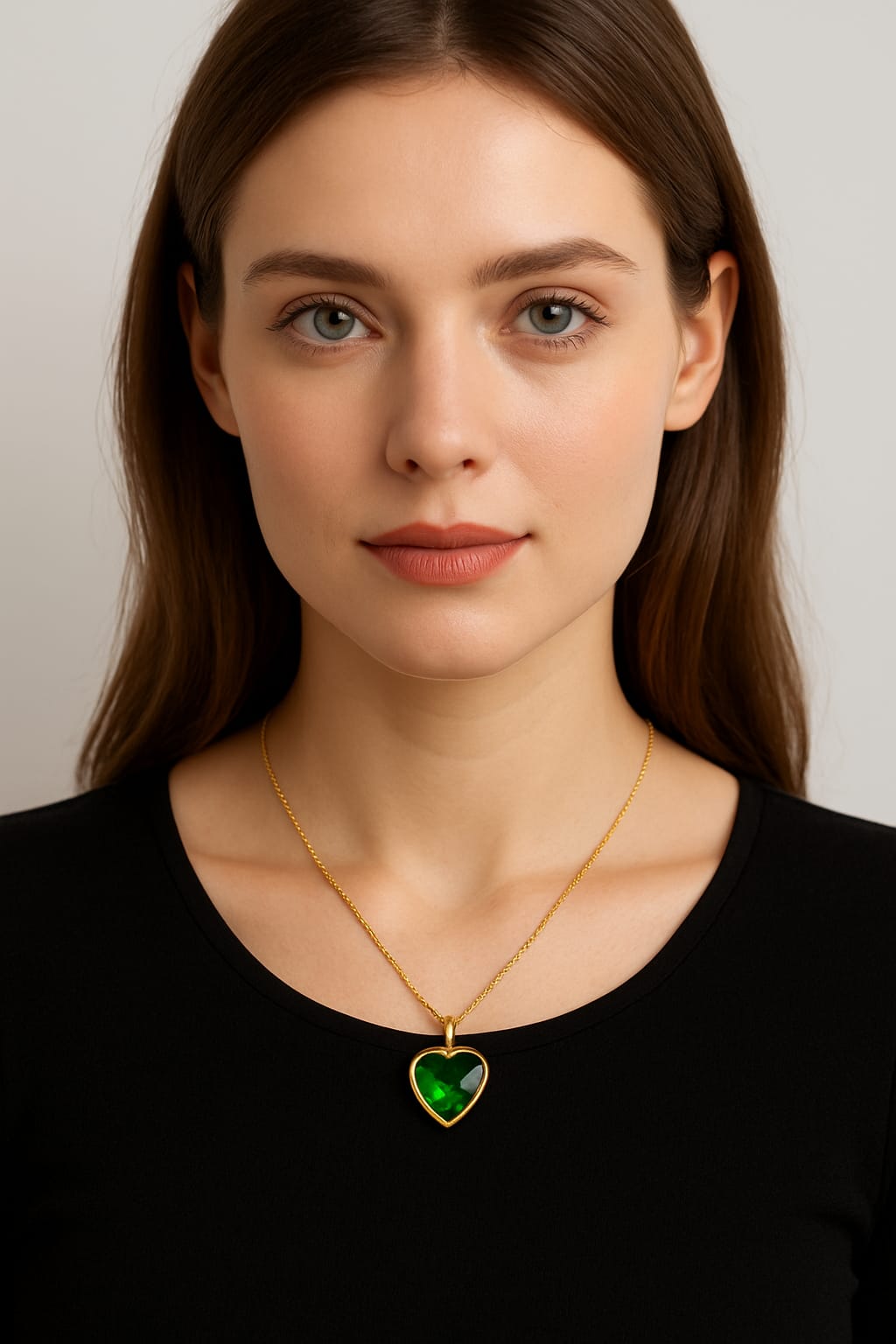 Emerald Heatt necklace