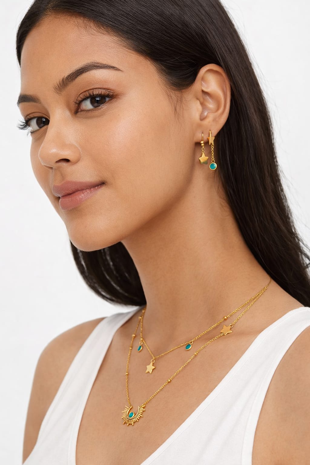 Starry Sunburst Necklace