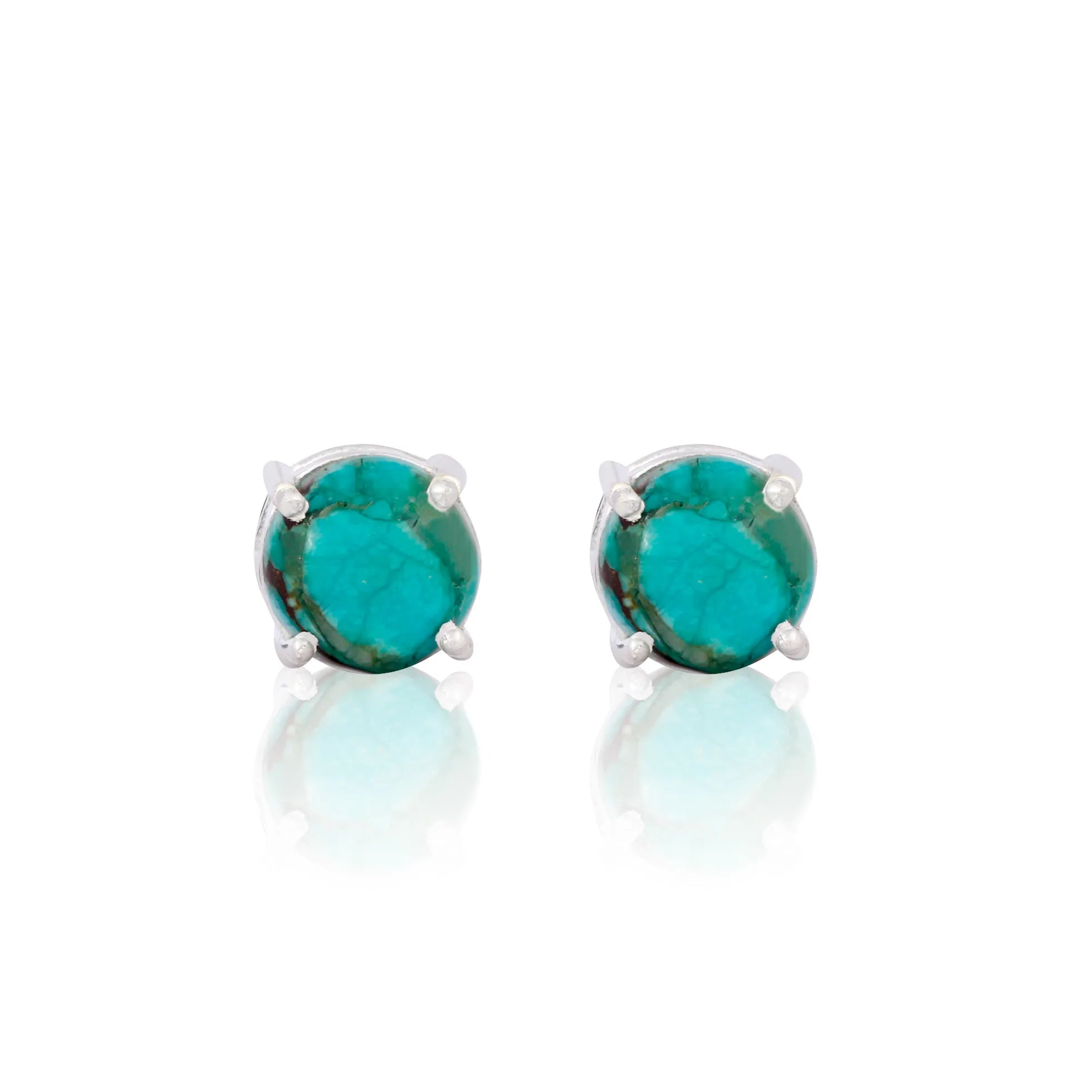 Emerald Tide Stud Earrings