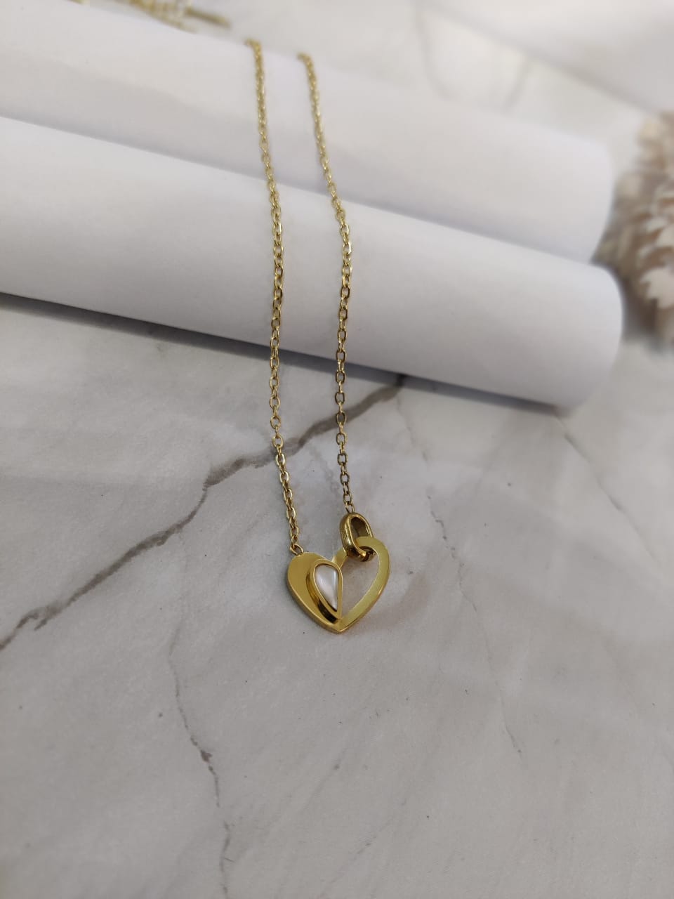 Golden Heart Pendent