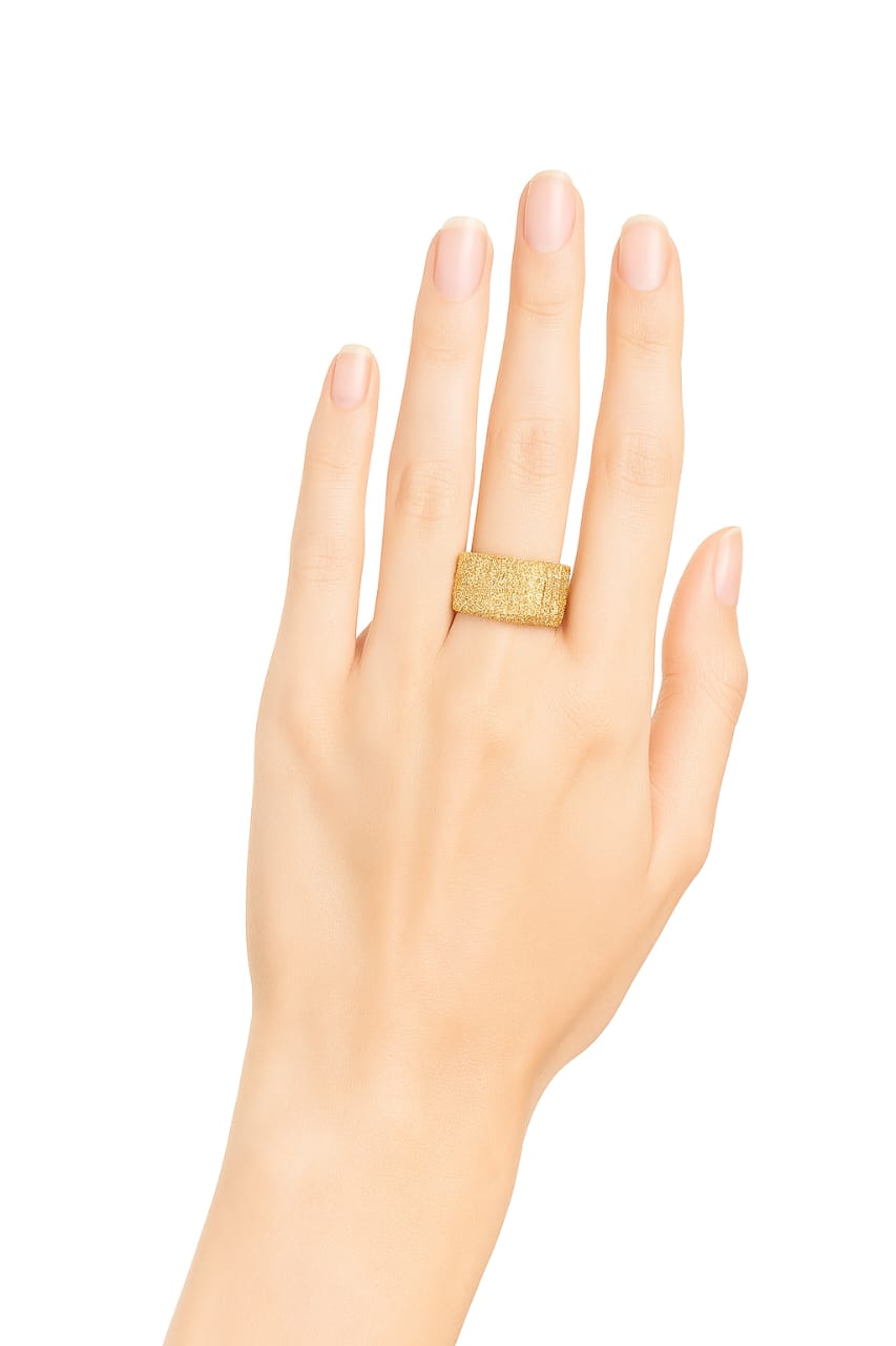 Gilded Texture Ring
