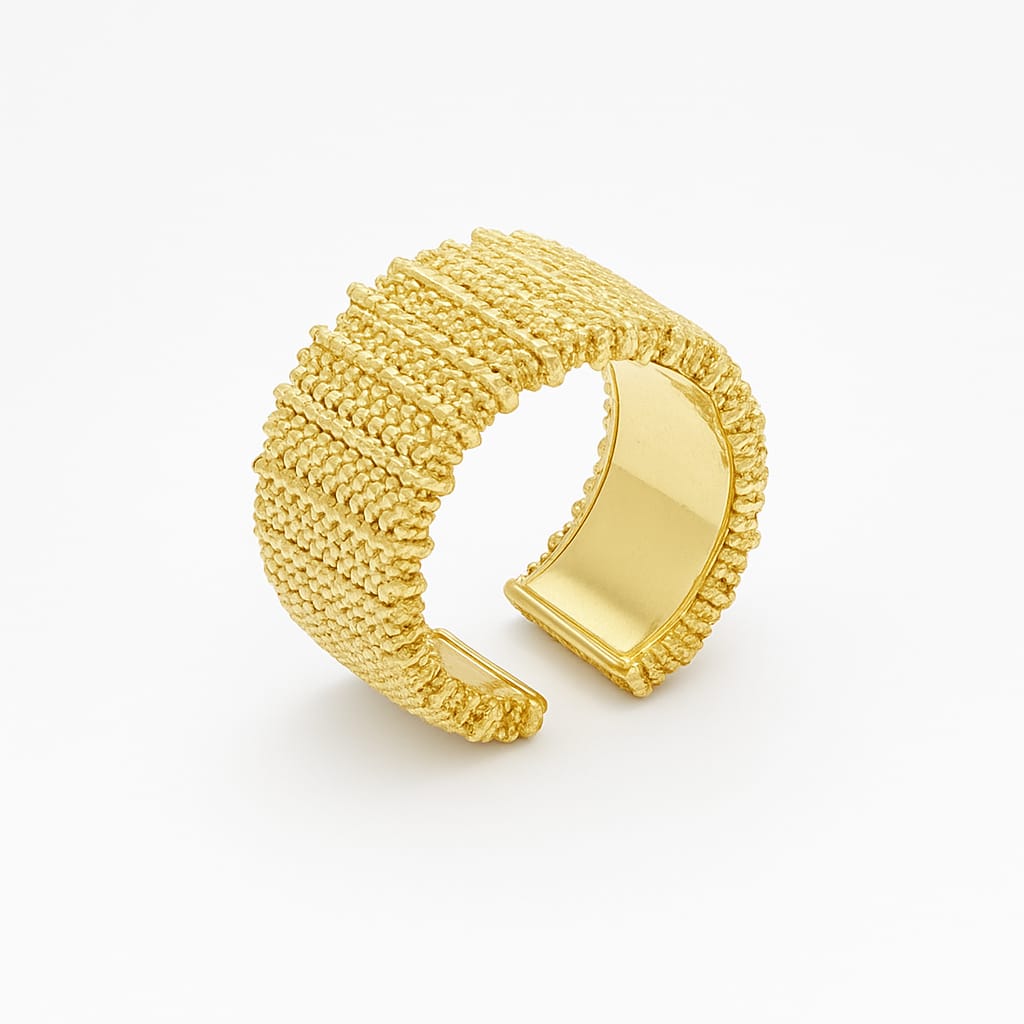 Gilded Texture Ring
