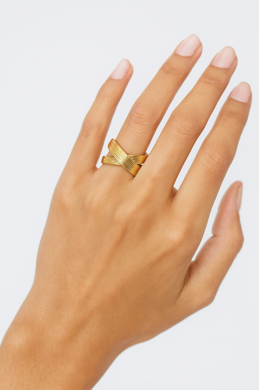 Golden Embrace Ring