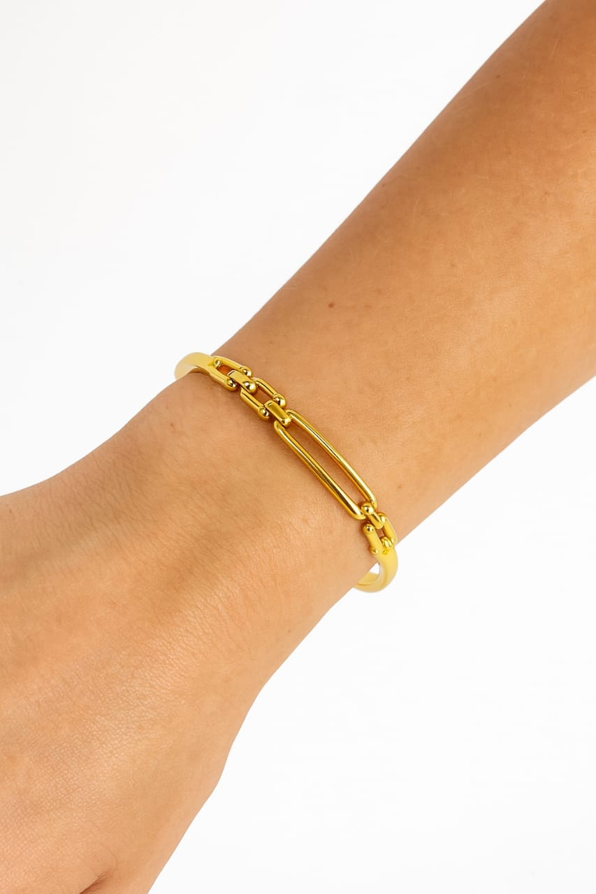 Link Charm Bangle