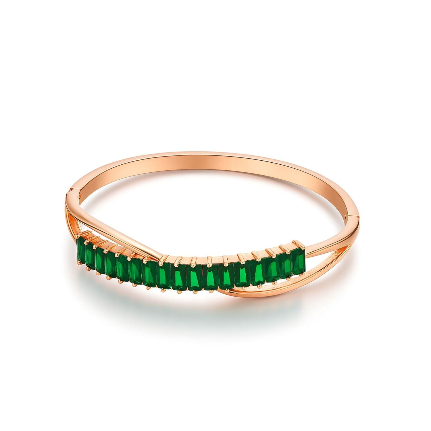 Emerald Glow Bangle