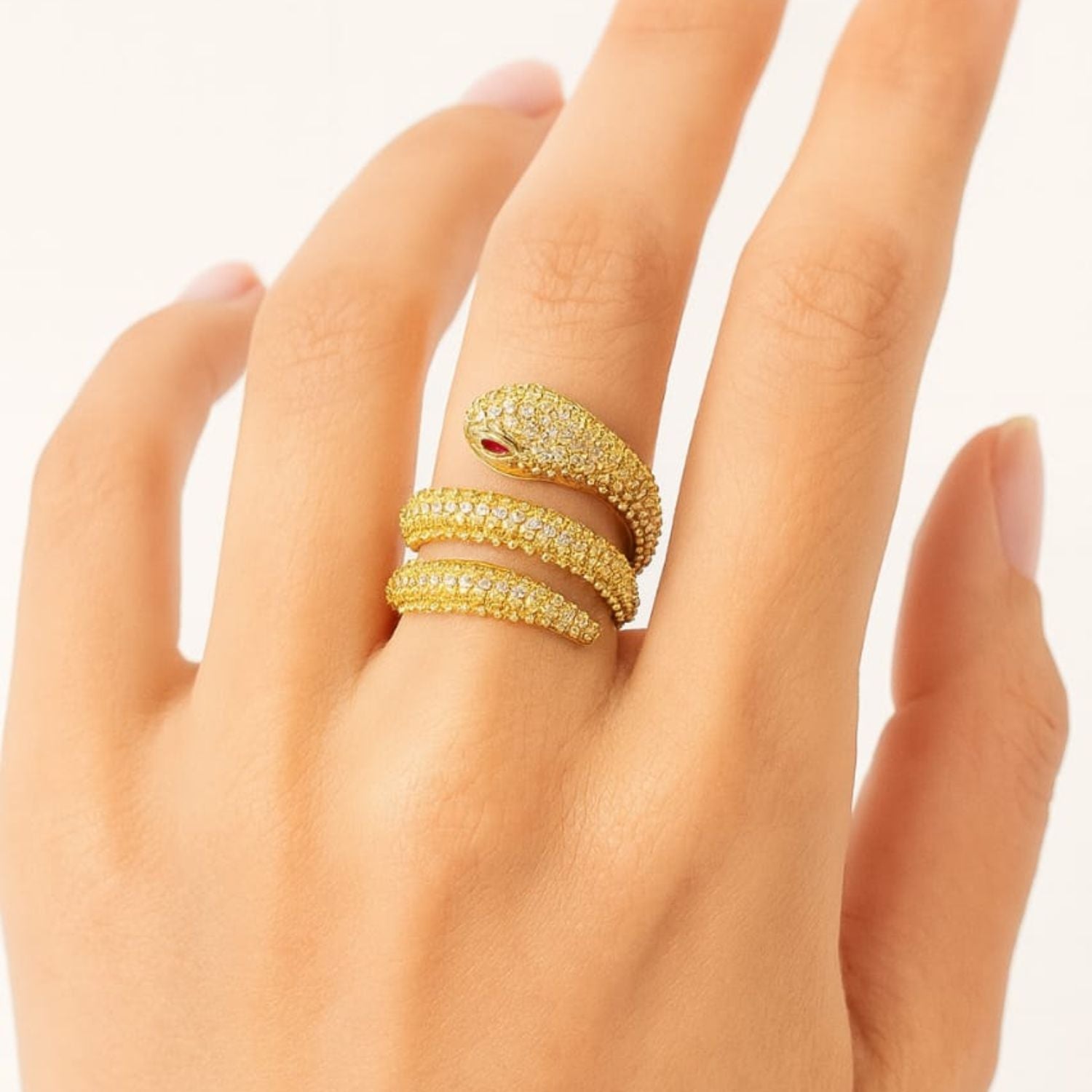 Golden Viper Ring