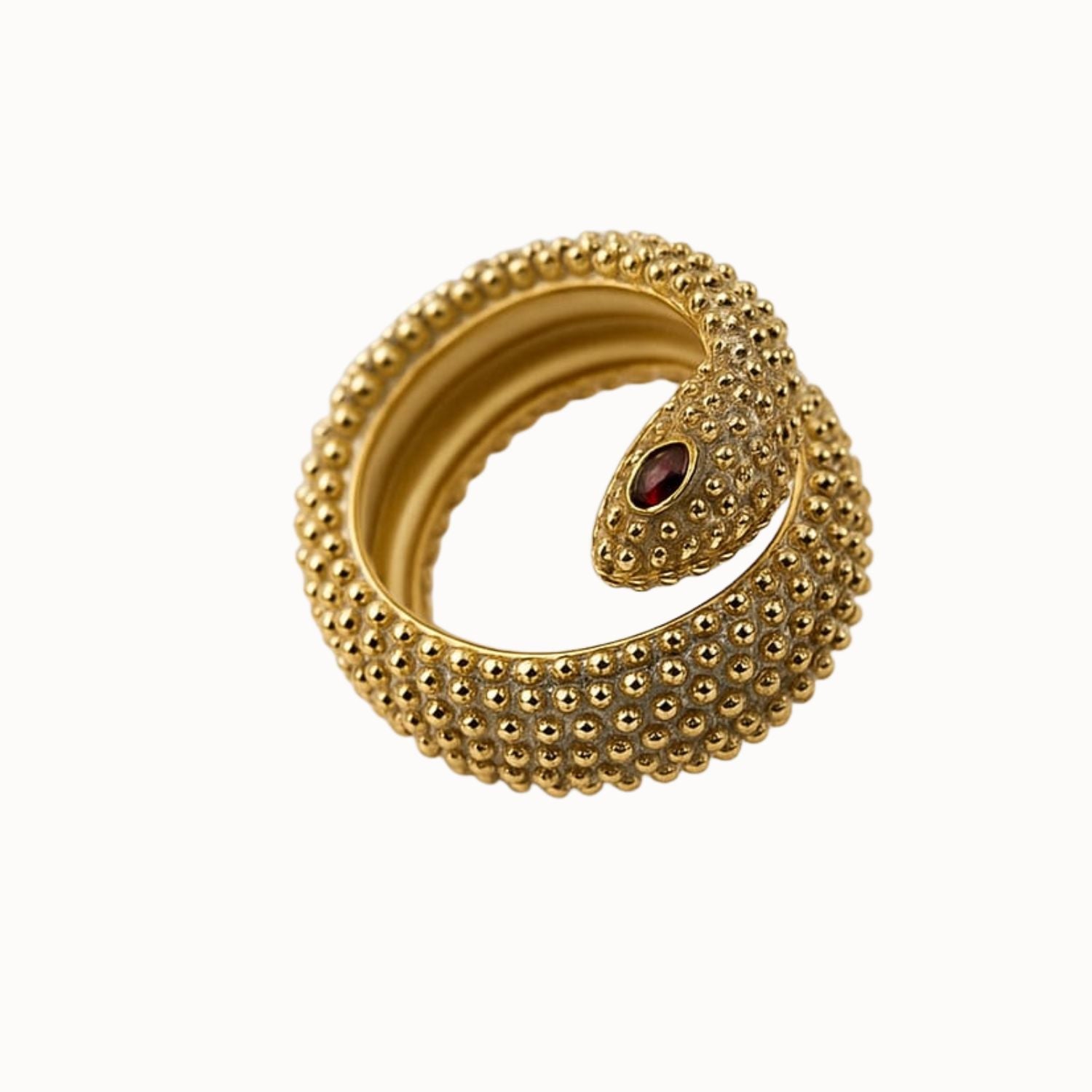 Golden Viper Ring