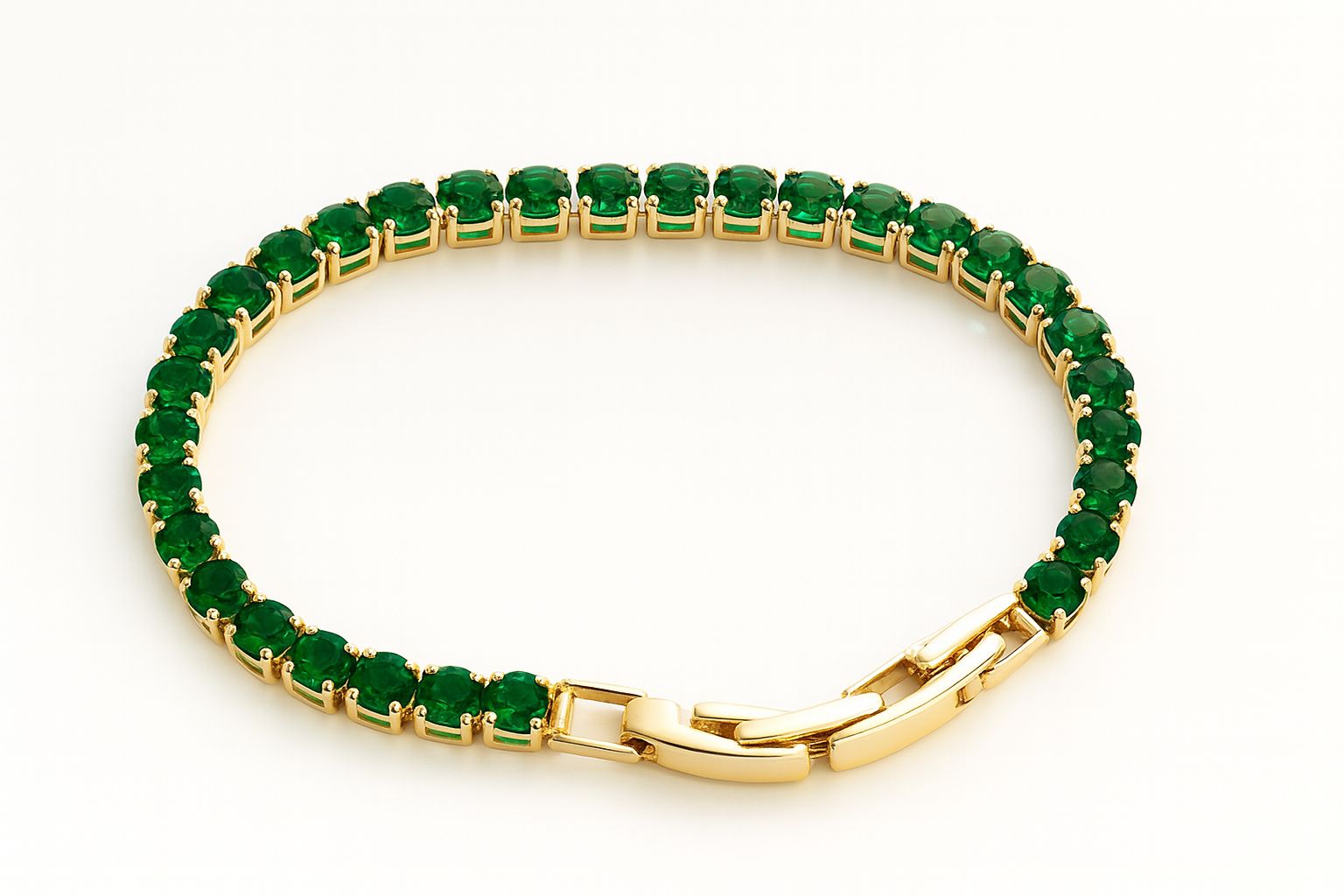 Emerald Glow Bracelet